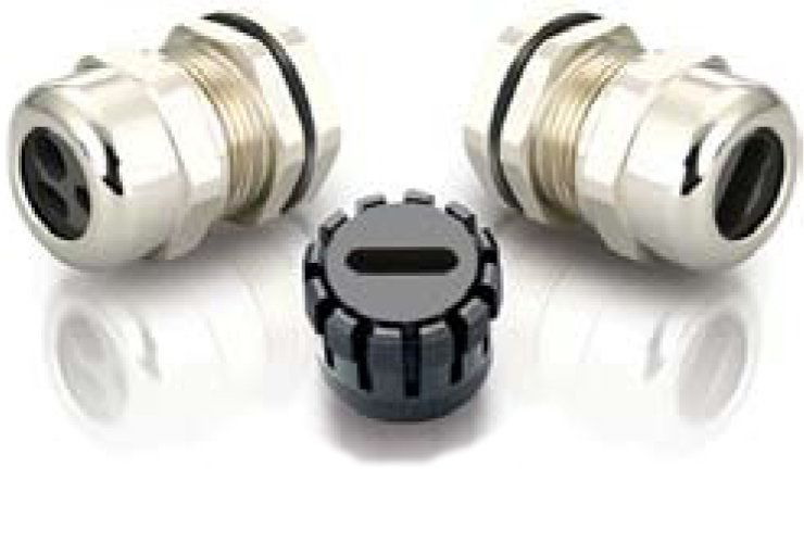 扁孔銅製電纜固定頭Flat-Hole Brass Cable Glands